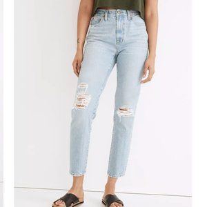 Madewell The Perfect Vintage Jean in Grandbay Wash: Ripped Edition